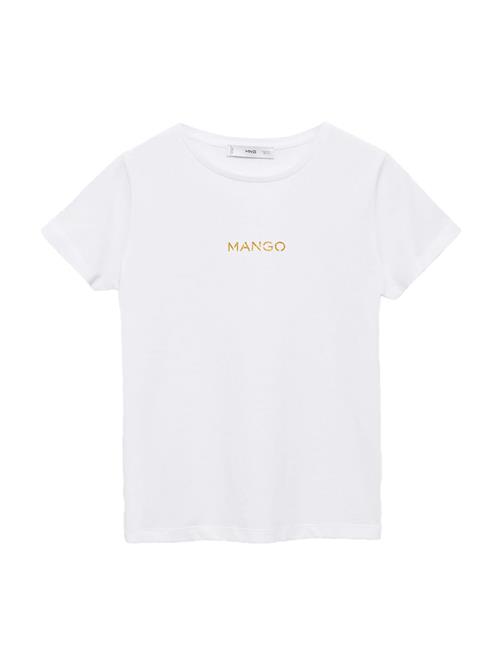 Se MANGO Shirts  guld / hvid ved About You