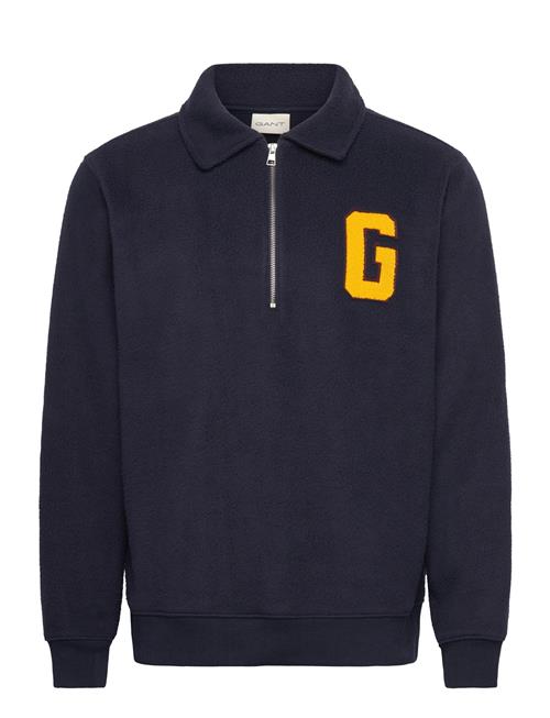 GANT Graphic Fleece Half Zip GANT Navy