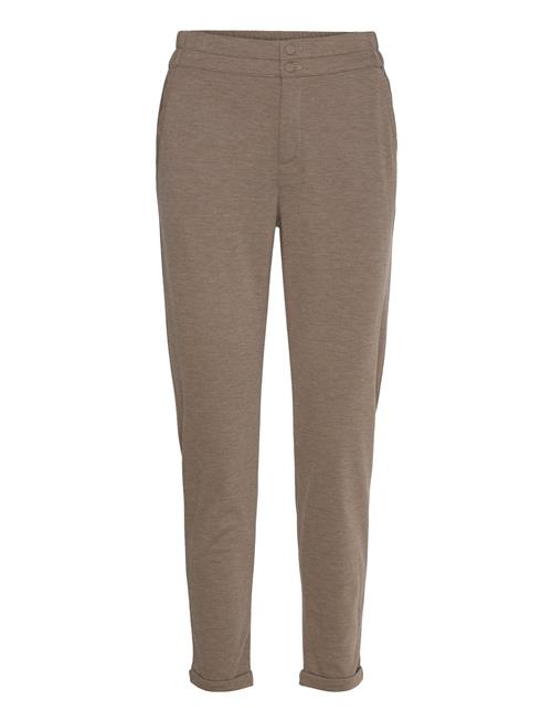 Ankle-Length Pants From Freequent In A Soft Material. The Pants Have A Simple Si FREE/QUENT Khaki