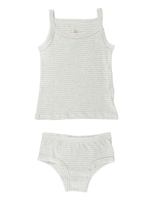 Copenhagen Colors Strap Top And Underpants Striped Copenhagen Colors Cream