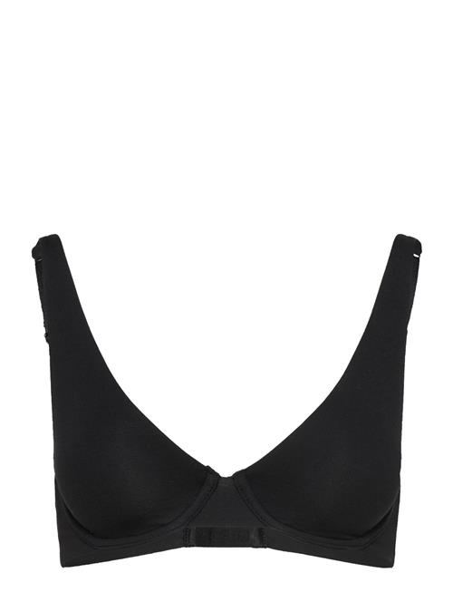 Bra Wire Tencel Lindex Black