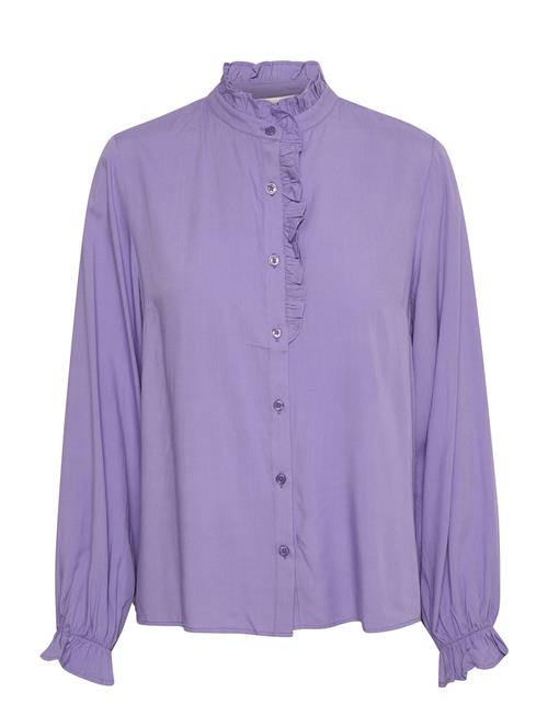 Cream Crvenea Shirt Cream Purple