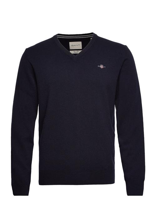 Superfine Lambswool V-Neck GANT Navy