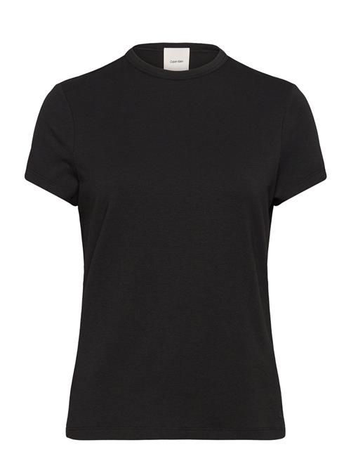 Calvin Klein Modal Stretch C-Neck Slim Top Ss Calvin Klein Black