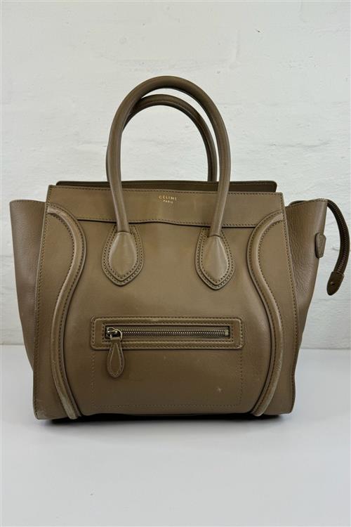 Celine - Pelle beige - Håndtaske - Secondhand