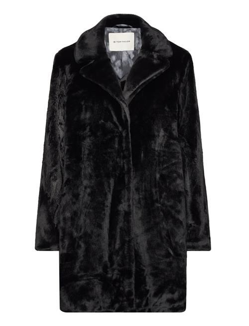 Tom Tailor Fake Fur Coat Tom Tailor Black