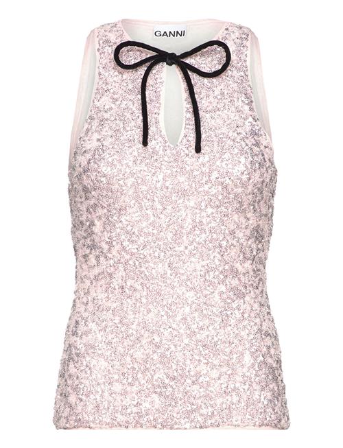 Ganni 3D Sequins Ganni Pink