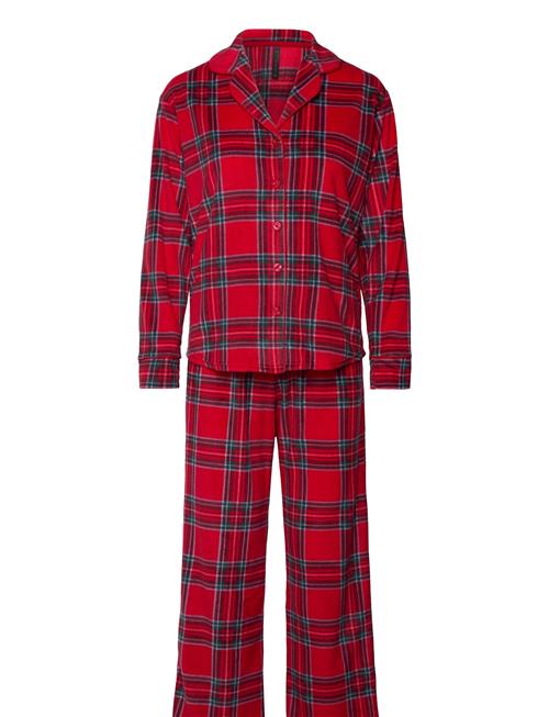 Fleece Pyjama Set Hunkemöller Red