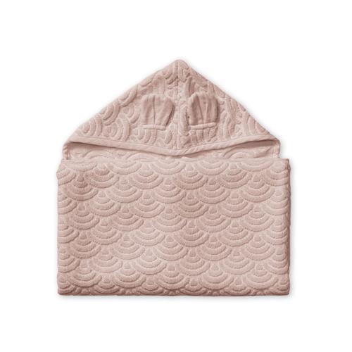 Se Cam Cam Junior Hættehåndklæde Dusty Rose | Lyserød | 0 ved Babyshop