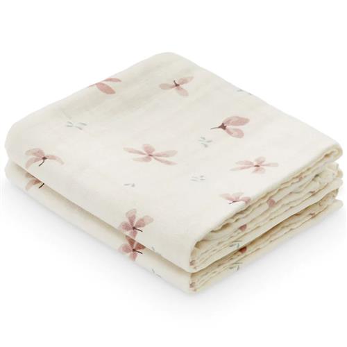 Cam Cam 2-pak GOTS Muslin Kluder Windflower Creme |  | 0