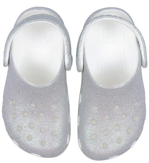 Crocs Sandaler - Classic Glitter K - White