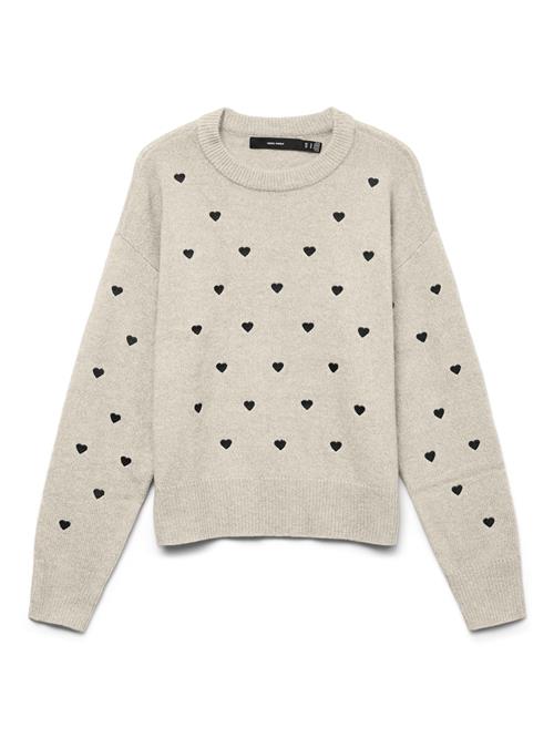 VERO MODA Pullover  greige / sort