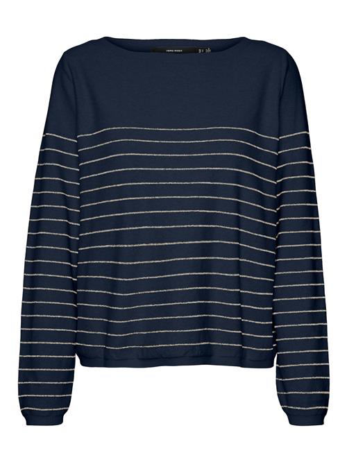 VERO MODA Pullover 'VMJOHANNA'  navy / hvid