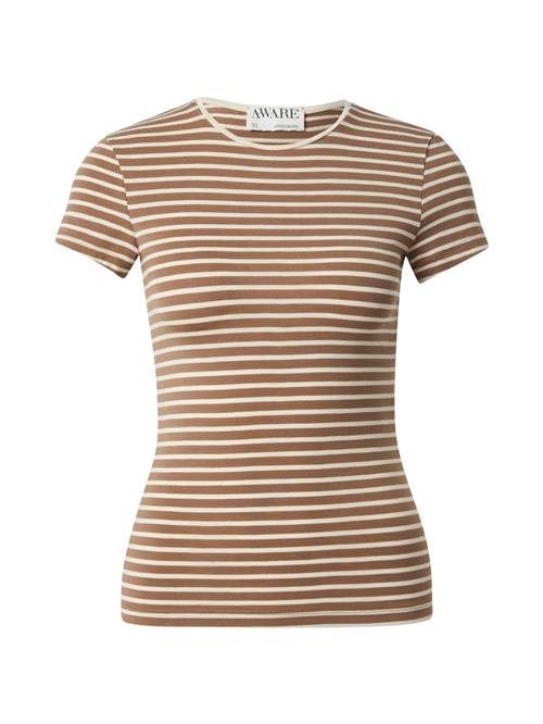 Aware Shirts 'VMInes Fiona'  brun / uldhvid