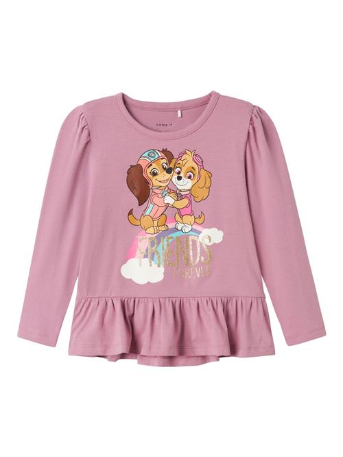 NAME IT Bluser & t-shirts 'Paw Patrol'  lyseblå / brun / eosin / hvid