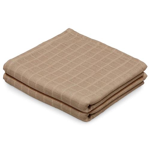 Cam Cam 2-pak GOTS Muslin Kluder Camel | Beige | 0