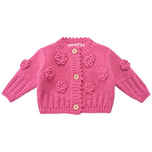 Louise Misha Sandy Babycardigan Candy Pink | Lyserød | 12 months