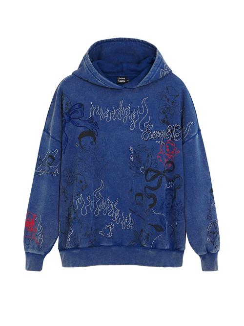 Desigual Sweatshirt 'María Escoté'  blå