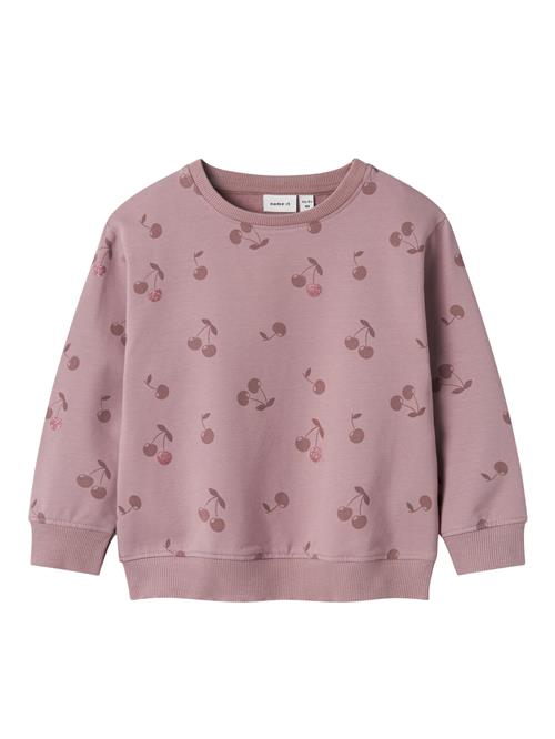 Se NAME IT Sweatshirt 'NMFBELLA'  brun / lysviolet ved About You