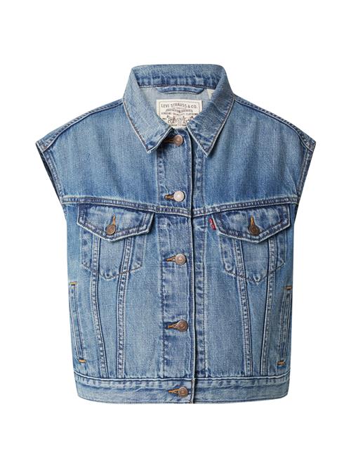 LEVI'S ® Vest 'SHRUNKEN 90S VEST STOP FLAXING IN LINEN DENIM'  blue denim