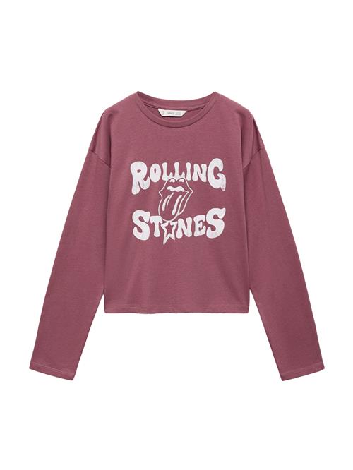 MANGO KIDS Bluser & t-shirts  aubergine / hvid