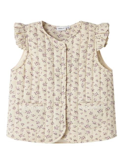 NAME IT Vest  sand / pink / sort