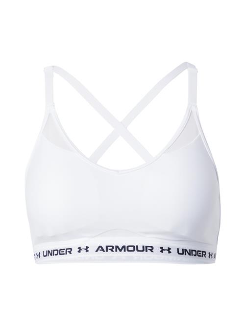 UNDER ARMOUR Sports-BH  sort / hvid