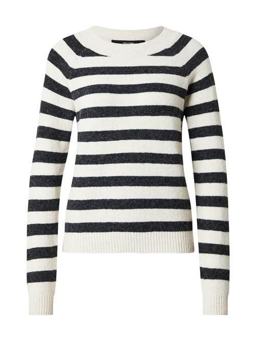 VERO MODA Pullover 'VMDoffy'  creme / sort