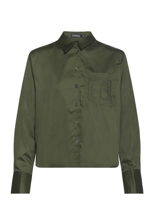 Soaked in Luxury Sladriana Shirt Ls Soaked In Luxury Green