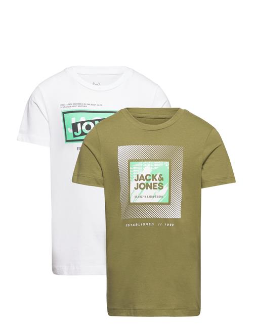 Jack & Jones Jcogalaxy Tee Ss Crew Neck 2Pk Mp Jnr Jack & J S Patterned