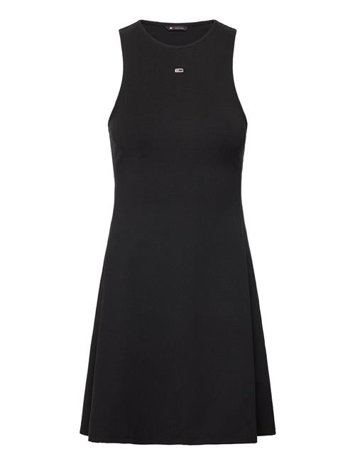 Tjw Fit N Flare Tank Dress Tommy Jeans Black