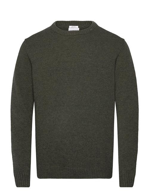 Lindbergh Lambswool O-Neck Knit Lindbergh Khaki