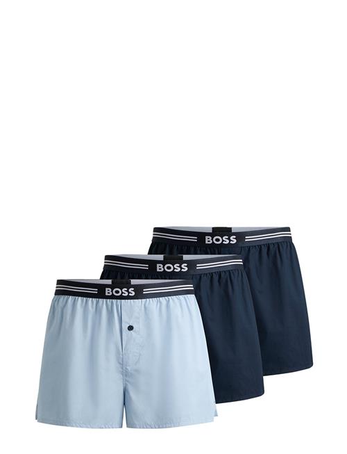 3P Woven Boxer BOSS Blue