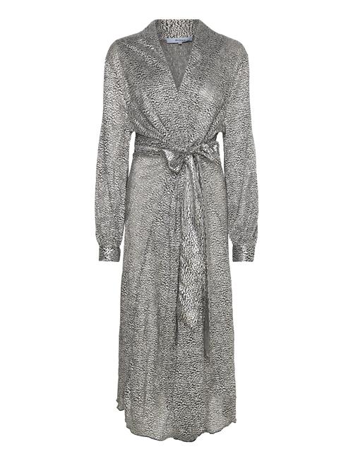 Minus Mslimea Glitter Maxi Wrap Dress Minus Silver