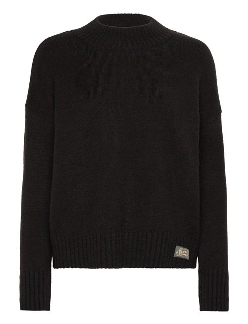 Superdry Essential Mock Neck Jumper Superdry Black