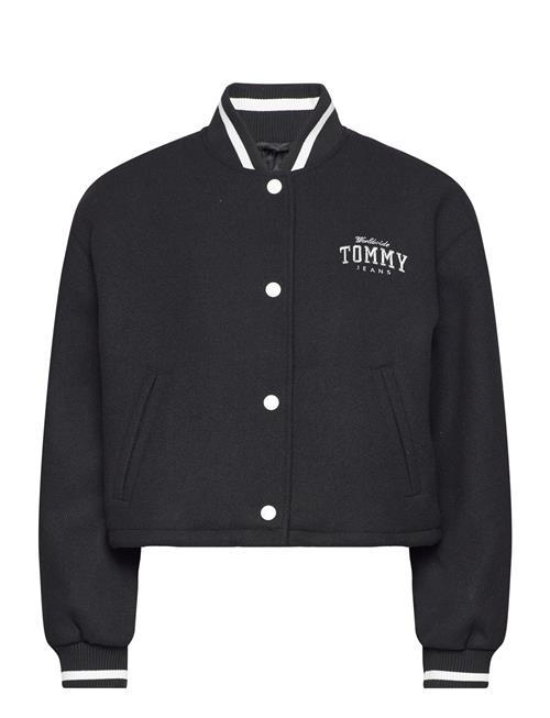 Tjw Crp Wool Varsity Bomber Tommy Jeans Black