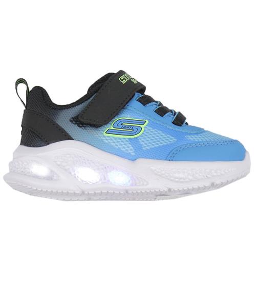 Skechers Sko m. Lys - Krendox - Black/Blue