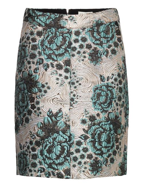 Lollys Laundry Aqua Skirt Lollys Laundry Patterned