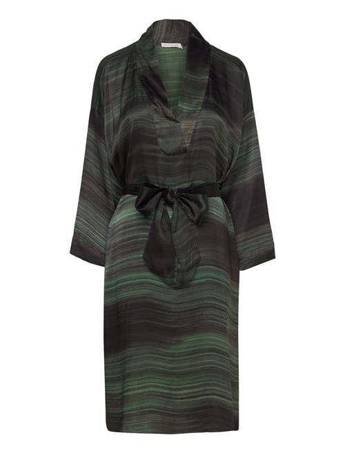 Rabens Saloner Cammi - Shadow Kaftan Dress Rabens Sal R Green