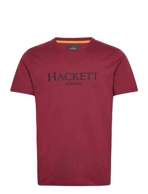 Heritage Classic Tee Hackett London Burgundy