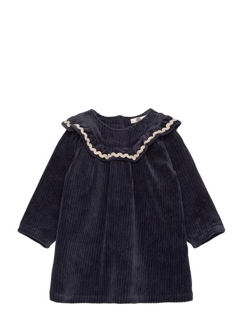 En Fant Dress Velour Corduroy En Fant Navy