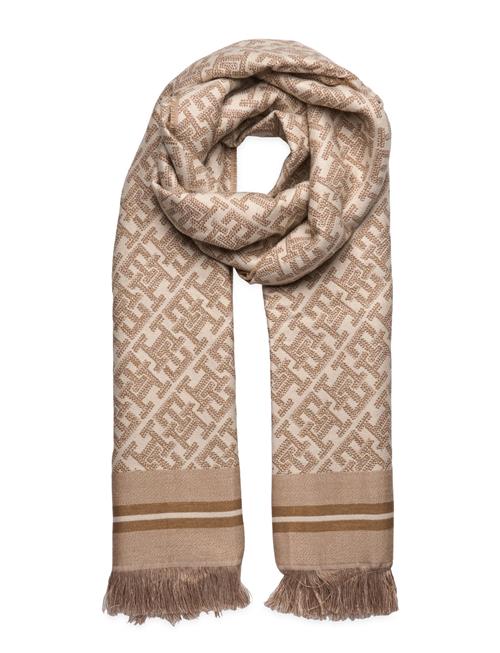 Th Monoplay Jacquard Scarf Tommy Hilfiger Beige