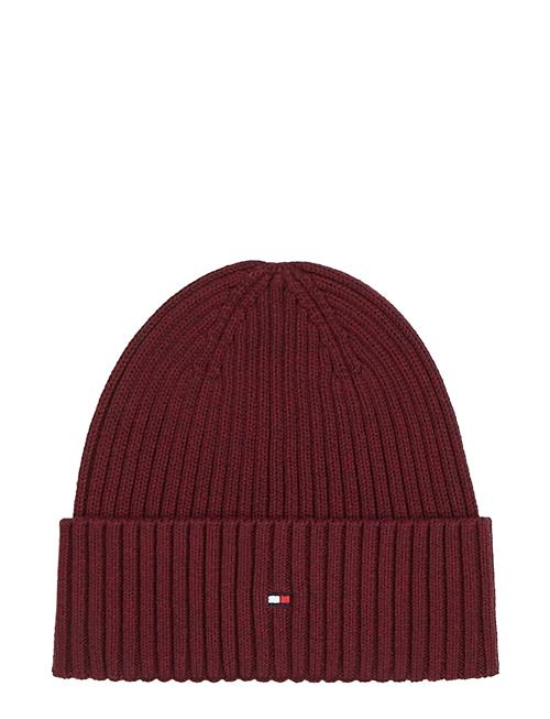 The Flag Twisted Yarn Beanie Tommy Hilfiger Burgundy