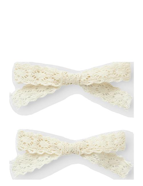 Nkfacc-Lola 2 Pack Hair Clips Lil Lil'Atelier Cream