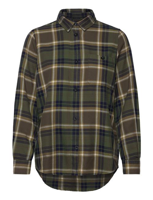 Peak Performance W Cotton Flannel Shirt Peak Performance Khaki