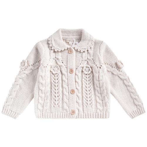 Louise Misha Louny Babycardigan Cremefarvet |  | 9 months