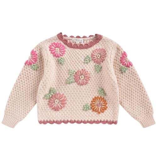 Louise Misha Acia Strikket Baby Sweater Blush | Lyserød | 24 months