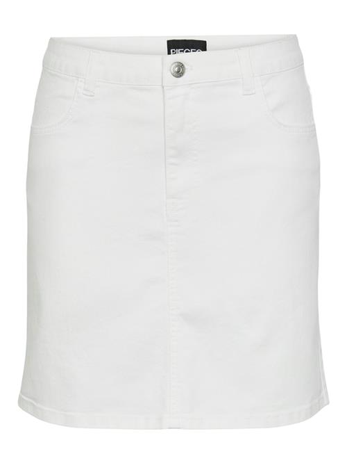 PIECES Nederdel 'PEGGY'  white denim