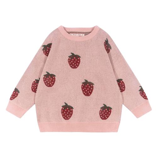 Konges Sløjd Lapis Lurex Strikket Sweater Strawberry | Lyserød | 3 years