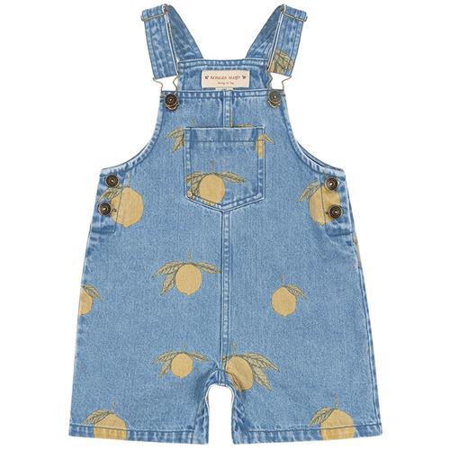 Konges Sløjd GOTS Magot Korte Cowboybukser Lemon Denim | Blå | 18 months